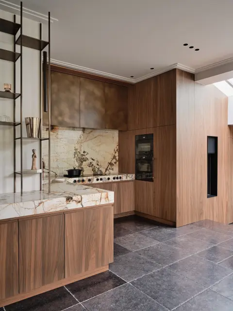 Design luxe keuken patagonia kwartsiet voskuil natuursteen