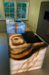 Onyx keukenblad met backlight